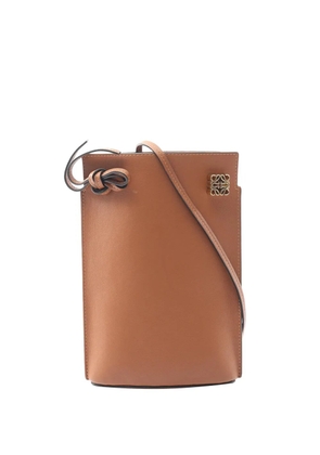 Loewe Pre-Owned 2010-2025 Leather Dice Pocket crossbody bag - Brown