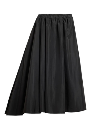 Patou asymmetric midi skirt - Black