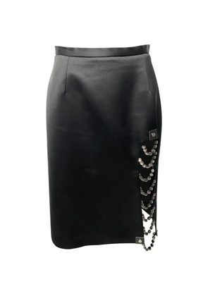 Christopher Kane cutout crystal skirt - Black
