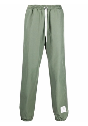 Thom Browne logo-patch track pants - Green