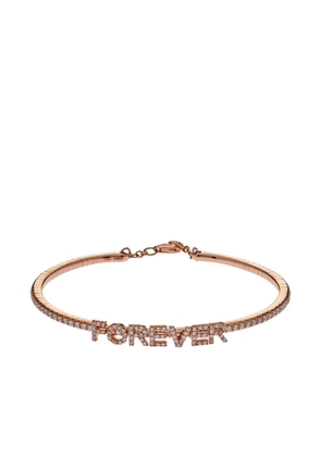 Jewels Aficionado 18kt rose gold Forever diamond bracelet - Pink