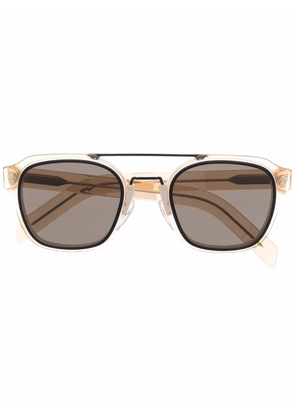 Prada Eyewear tinted pilot-frame sunglasses - Yellow