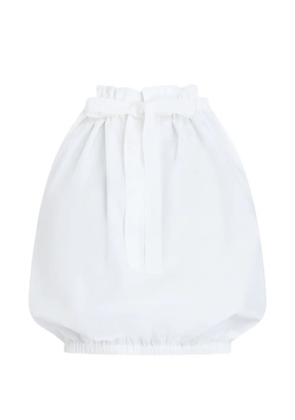 Patou ruffled sleeveless top - White