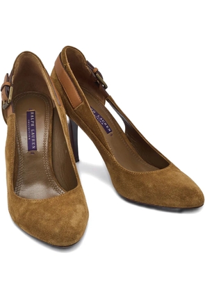 Ralph Lauren Vintage 90mm suede pumps - Brown