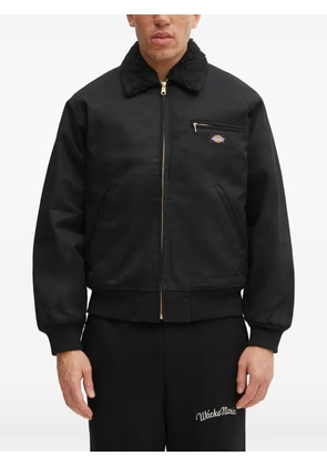 WACKO MARIA zipped sherpa-collar jacket - Black