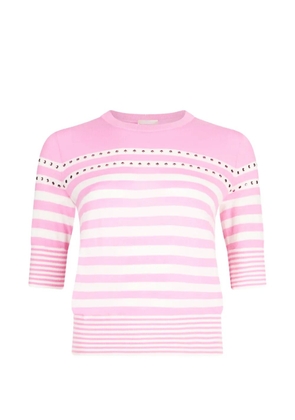 LIU JO striped sweater - Pink
