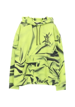 Louis Vuitton Pre-Owned graphic-print hoodie - Yellow