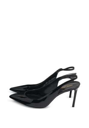 Saint Laurent Pre-Owned Anja pointed-toe leather pumps - Black