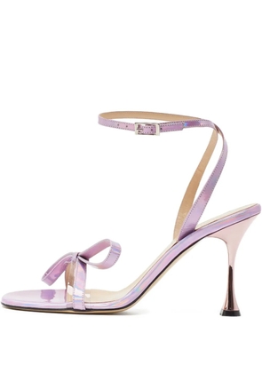 MACH & MACH leather heeled sandals - Purple