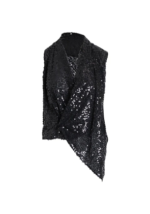 Victoria Beckham sequin-embellished blouse - Black