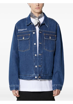 Pangaia pocket-selvedge denim jacket - Blue