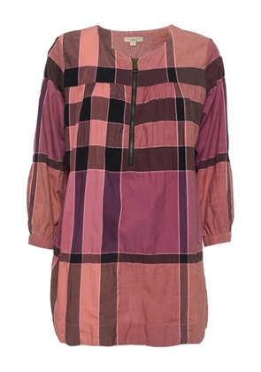Burberry Pre-Owned checked top - Pink