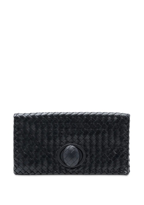 Bottega Veneta Pre-Owned 2012-2025 Nappa Intrecciato Turn Lock clutch bag - Black