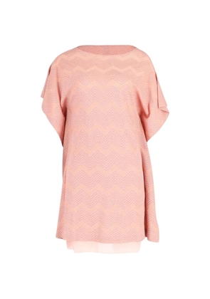 M Missoni Vintage chevron-pattern kaftan - Pink