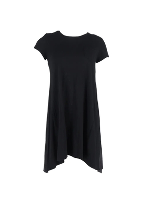 sacai cotton mini dress - Black