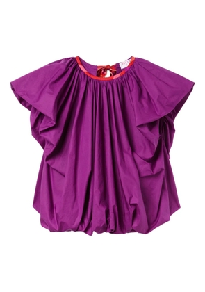 PUCCI puffed-sleeve blouse - Purple