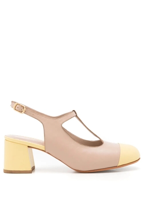 Sarah Chofakian Magie 45mm leather pumps - Multicolour