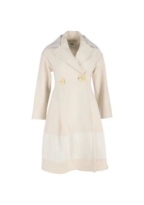 Fendi Pre-Owned double-breasted coat - Neutrals