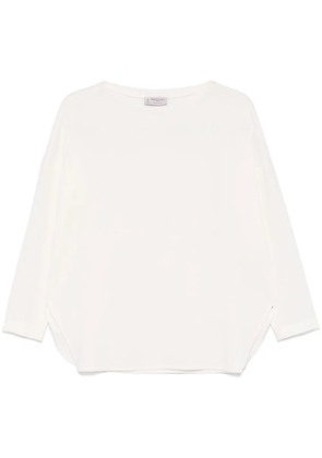 Alberto Biani crepe-texture blouse - White