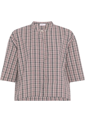 Rosetta Getty cropped shirt - Red