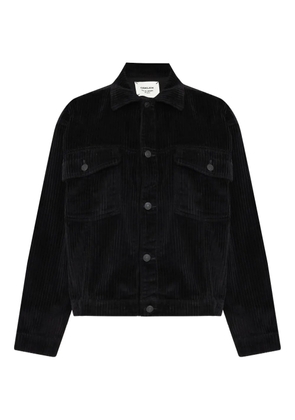 Osklen velvet shirt jacket - Black