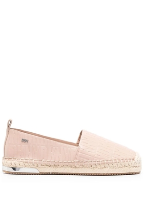 DKNY Makalina monogram-pattern espadrilles - Neutrals