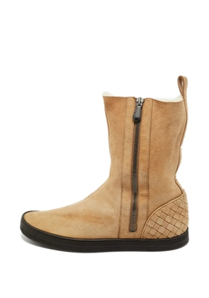 Bottega Veneta Pre-Owned suede boots - Neutrals