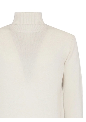 Kangra turtleneck ribbed-trim sweater - Neutrals