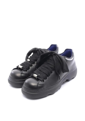 Burberry Pre-Owned 2010s Ranger leather sneakers - Black