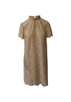 SANDRO Antilope lace dress - Neutrals