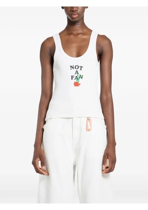 Ssheena Tamara print tank top - White