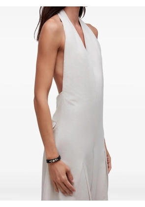 Osklen halterneck jumpsuit - White