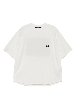 SONGZIO poetry-embroidered T-shirt - White
