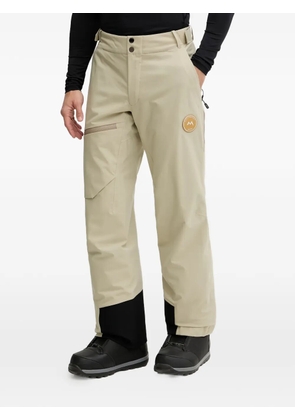 DESCENTE zip-detail ski trousers - Neutrals