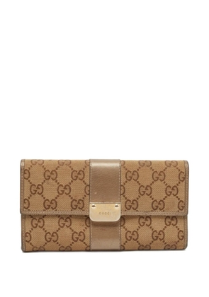 Gucci Pre-Owned gg pattern wallet - Neutrals