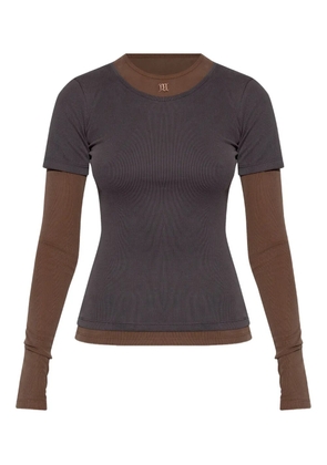 MISBHV layered long-sleeve top - Grey