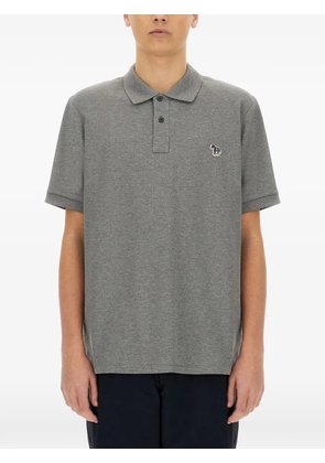 PS Paul Smith zebra-patch polo shirt - Grey