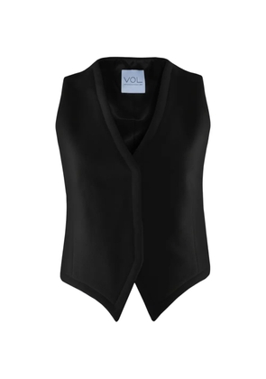Vestiaire d'un Oiseau Libre V-neck wool-cashmere blend vest - Black
