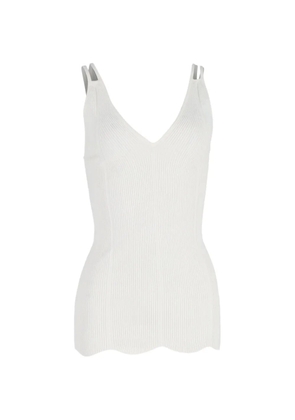 SANDRO knit sleeveless top - White