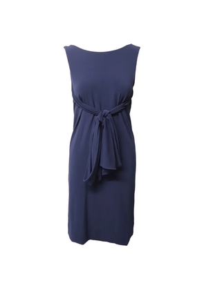 Red Valentino Vintage sleeveless belted midi dress - Blue