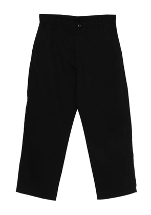 Carhartt WIP buttoned cotton trousers - Black