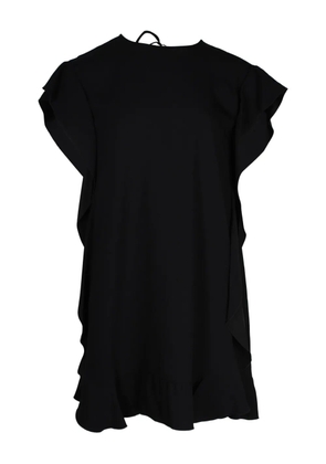 Red Valentino Vintage ruffled mini dress - Black