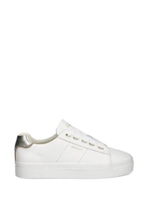 Gant Avona metallic-detail sneakers - White