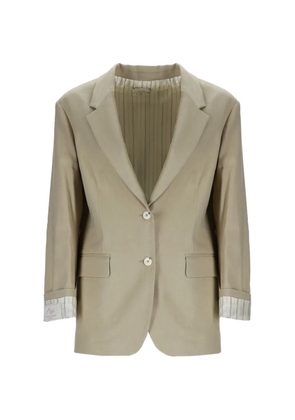 Alysi button blazer - Neutrals