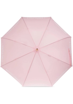 Moschino logo-print umbrella - Pink