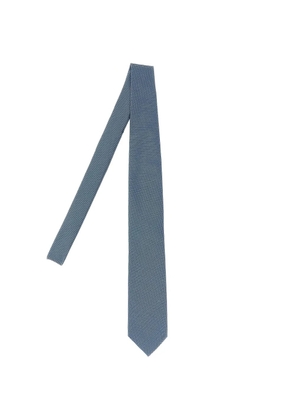 TOM FORD patterned-jacquard tie - Blue