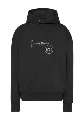Maison Margiela cotton hoodie - Black