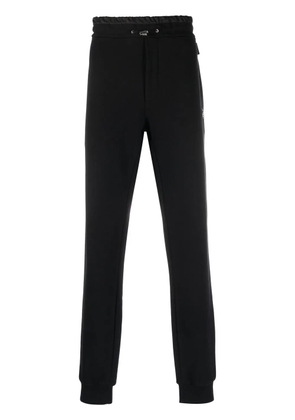 Philipp Plein logo-patch track pants - Black