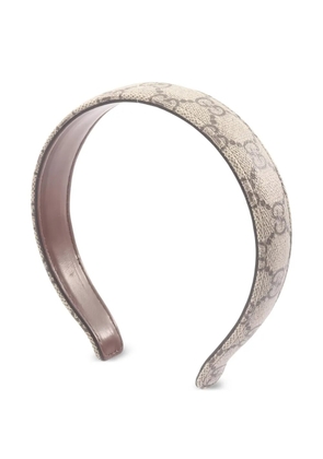 Gucci Pre-Owned 2020s GG canvas fabric headband - Neutrals