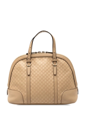 Gucci Pre-Owned 2000-2015 Small Microguccissima Nice Dome satchel - Brown